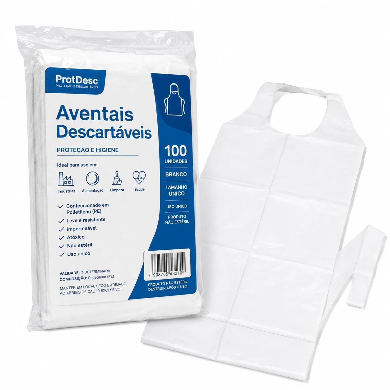 Aventais descartáveis